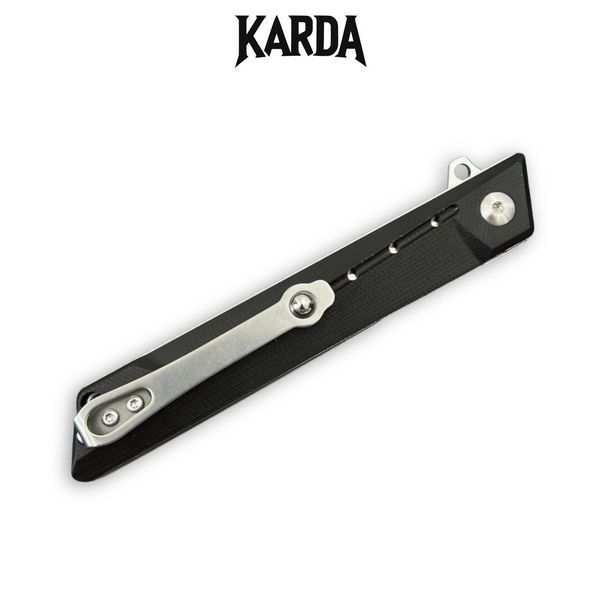 Ніж складний Karda J024 Black Handle White Tanto 1536 фото