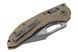 Нож Microtech Stitch Ram-Lock, fluted, Apoc, рукоятка G10 tan 4009483 фото 5