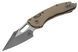 Нож Microtech Stitch Ram-Lock, fluted, Apoc, рукоятка G10 tan 4009483 фото 1