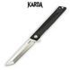 Ніж складний Karda J024 Black Handle White Tanto 1536 фото 1