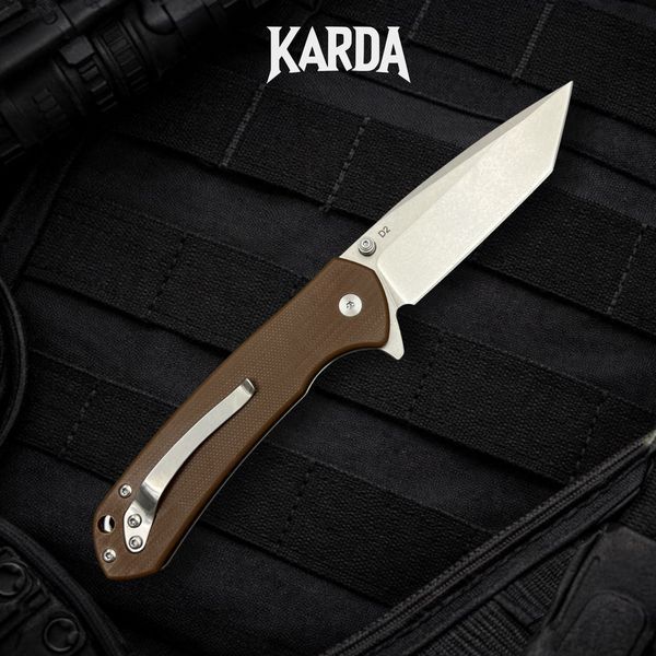 Ніж Складаний Karda J277 Tanto Brown J277B фото