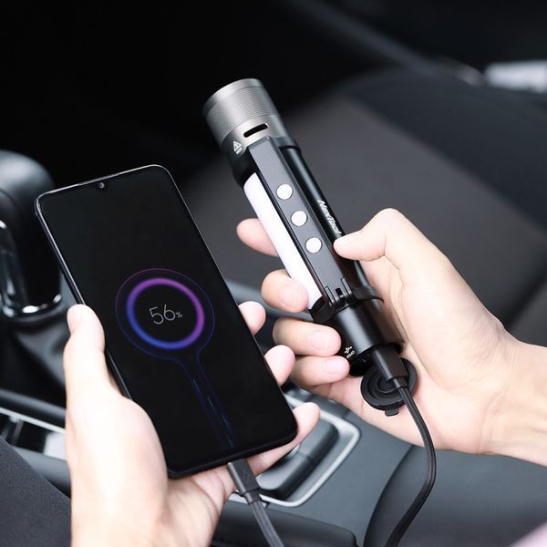 Світлодіодний ліхтар NexTool 6в1 з магнітом, з функцією powerbank, 1000 лм NE20030 фото