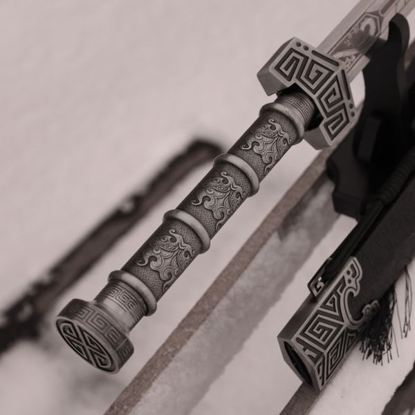 Меч Сувенірний double edge Steel Handle 1645 фото