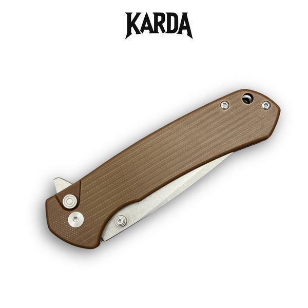 Ніж Складаний Karda J277 Tanto Brown J277B фото