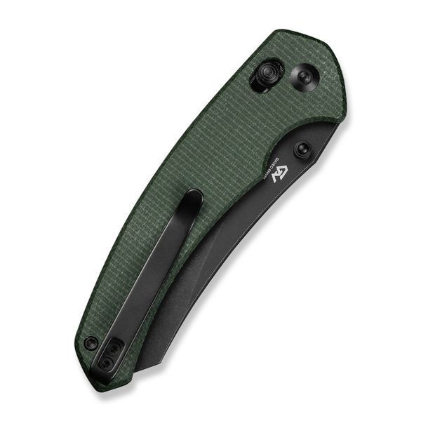 Ніж складаний туристичний Civivi Sixgill, (8.7 см) Nitro-V / Micarta темно-зелений C24050-3 фото