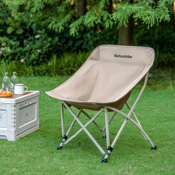 Стілець складаний Naturehike Stellaluna T04 CNK2550JJ022, вуглецева сталь, чорний 6977465866004 фото