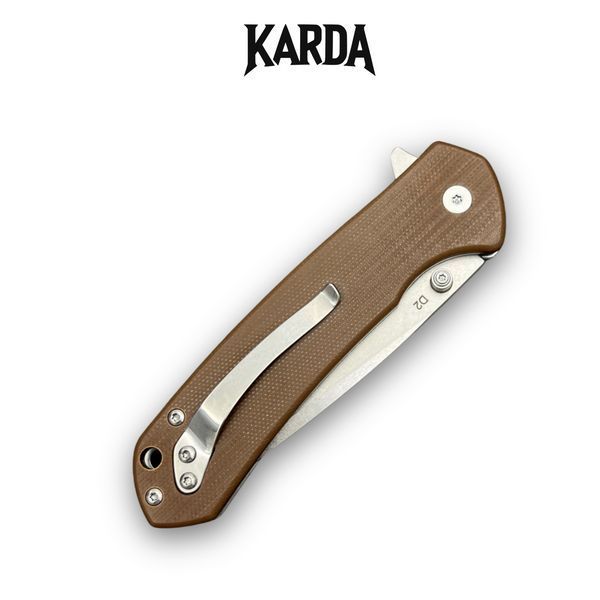 Ніж Складаний Karda J277 Tanto Brown J277B фото