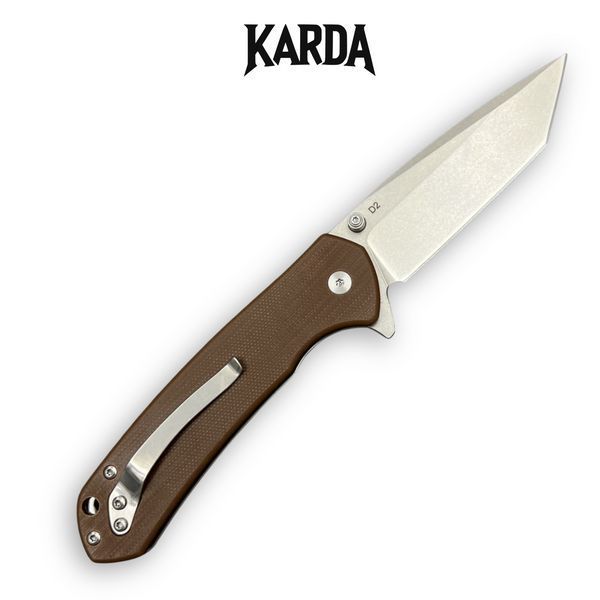 Ніж Складаний Karda J277 Tanto Brown J277B фото