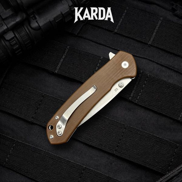 Ніж Складаний Karda J277 Tanto Brown J277B фото