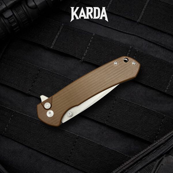 Ніж Складаний Karda J277 Tanto Brown J277B фото