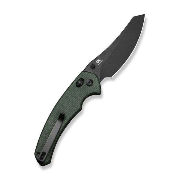 Ніж складаний туристичний Civivi Sixgill, (8.7 см) Nitro-V / Micarta темно-зелений C24050-3 фото