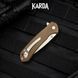 Ніж Складаний Karda J277 Tanto Brown J277B фото 8