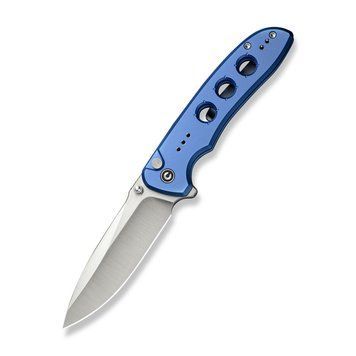 Ніж складаний туристичний Civivi Hyperpulse, (8.9 см) 14C28N / Aluminum синій C23087A-2 фото