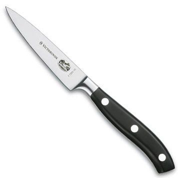 Нож кухонный Victorinox закаленная сталь GrandMaitre, 10 см, в подарочной коробке 4000543 фото