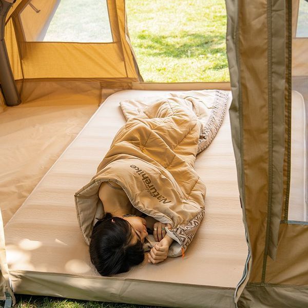 Спальний мішок Naturehike L150 NH20MSD05 лівий, (13&deg;C), бежевий 62927 фото