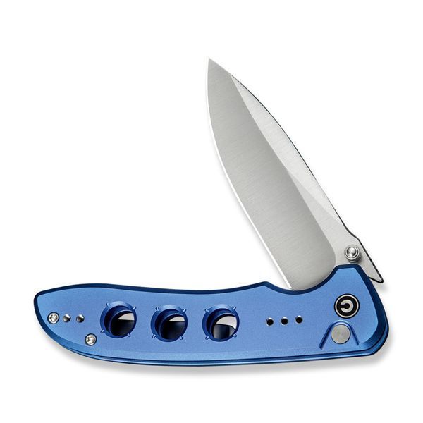 Ніж складаний туристичний Civivi Hyperpulse, (8.9 см) 14C28N / Aluminum синій C23087A-2 фото