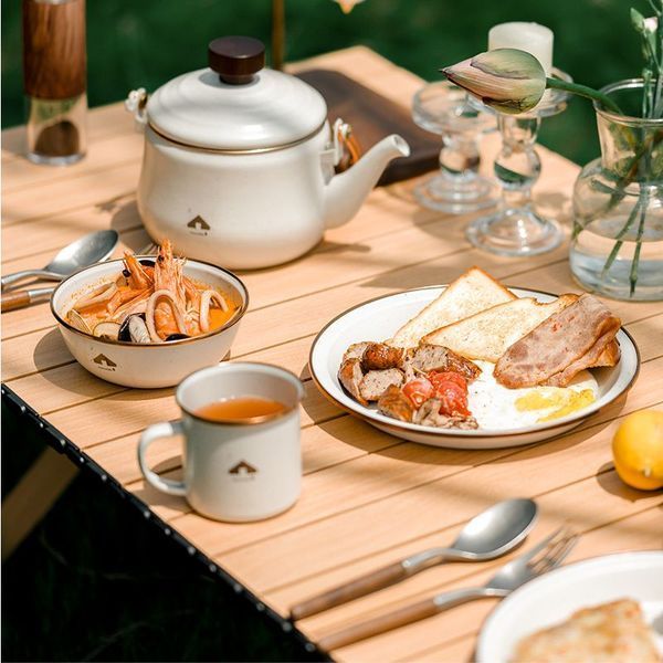 Кружка емальована Naturehike CNK2300CW013, біла 6976023923272 фото