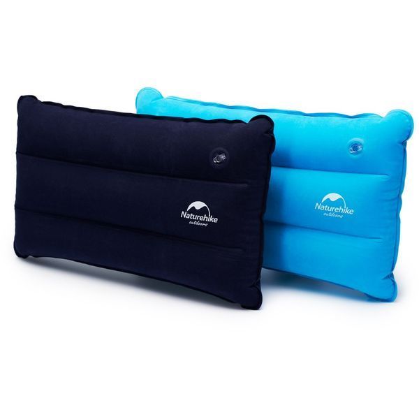 Подушка надувна Naturehike Square Inflatable NH18F018-Z, темно-блакитний 57487 фото