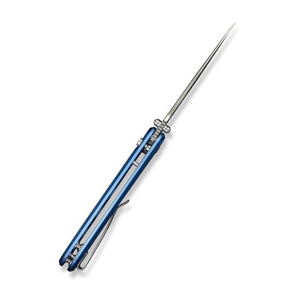 Ніж складаний туристичний Civivi Hyperpulse, (8.9 см) 14C28N / Aluminum синій C23087A-2 фото