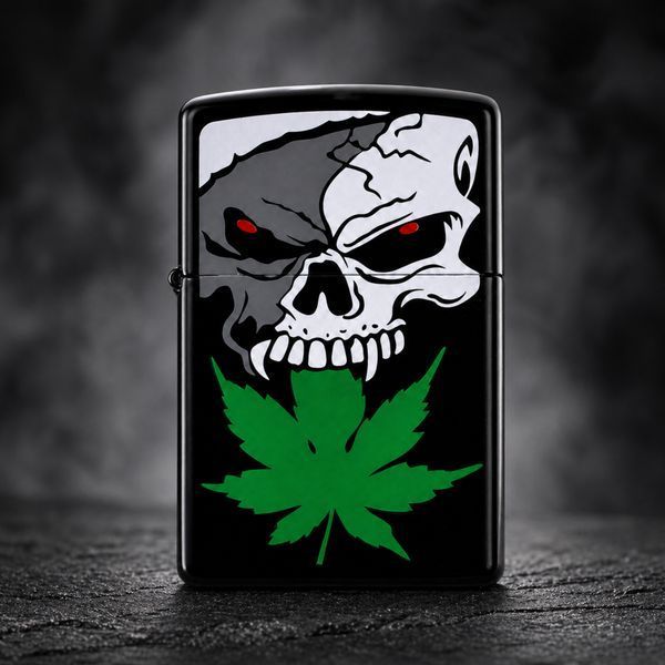 Бензинова запальничка Zippo &laquo;Skull&raquo; 1008 фото
