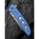 Ніж складаний туристичний Civivi Hyperpulse, (8.9 см) 14C28N / Aluminum синій C23087A-2 фото 13