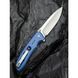 Ніж складаний туристичний Civivi Hyperpulse, (8.9 см) 14C28N / Aluminum синій C23087A-2 фото 11